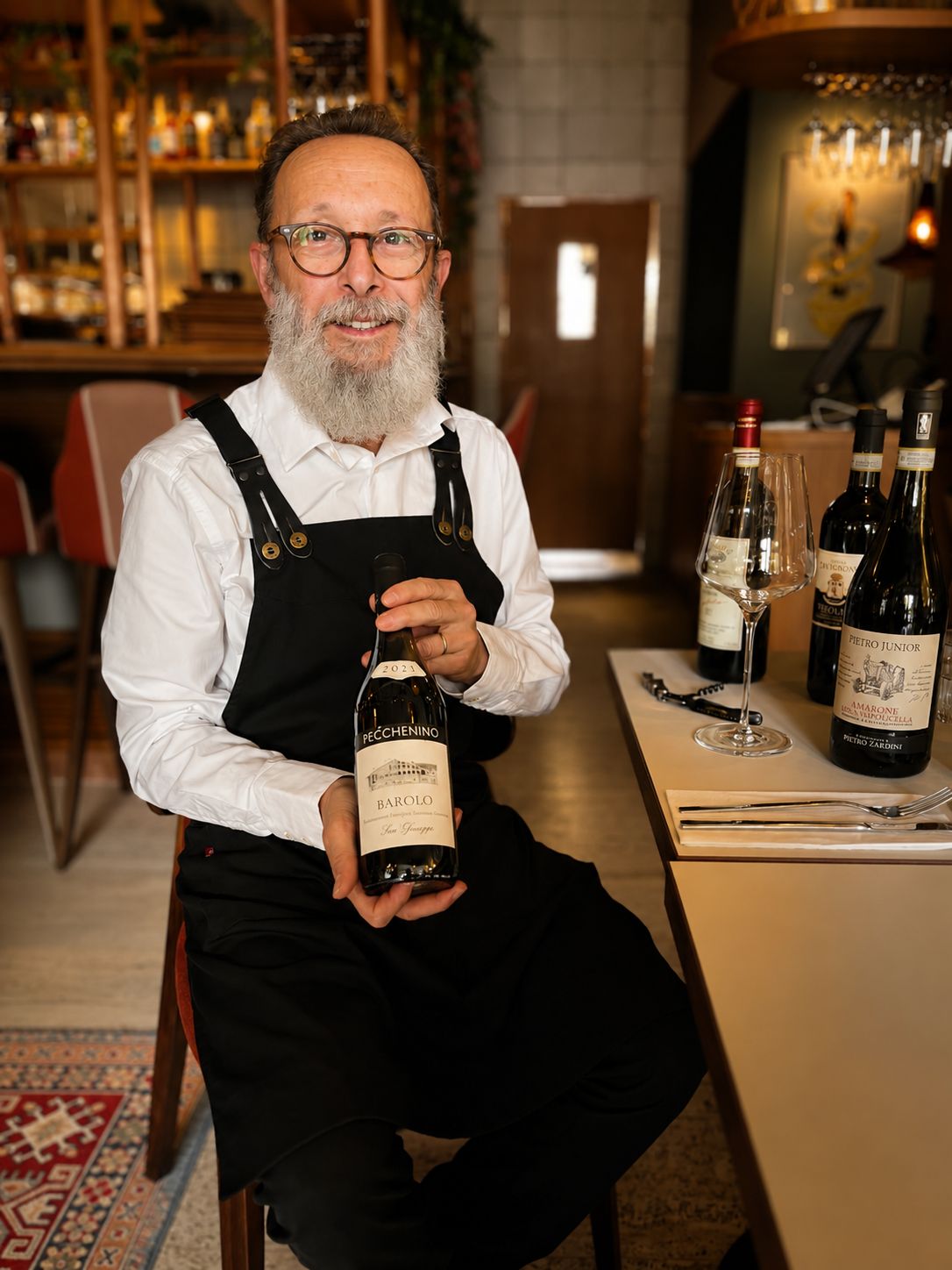 Lucio i restaurangen