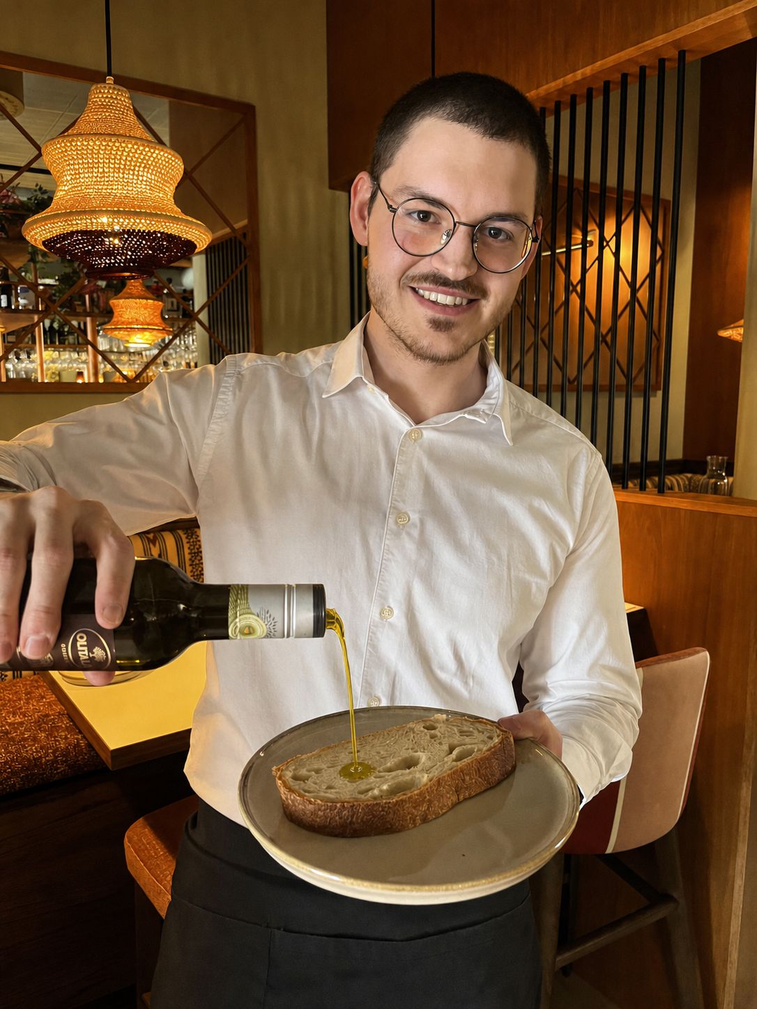 Roberto i restaurangen